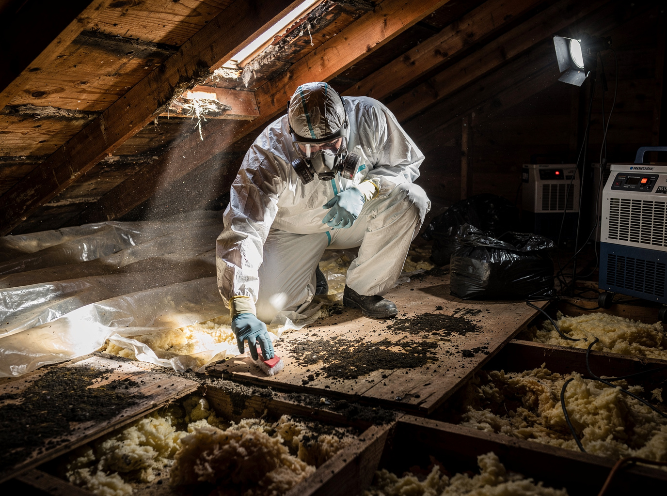 Attic Mold Cleanup After Roof Leaks in Palm Coast, FL