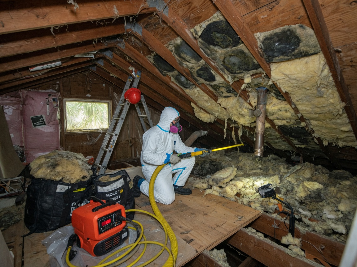 Attic Mold Remediation in Palm Harbor —, FL 32137